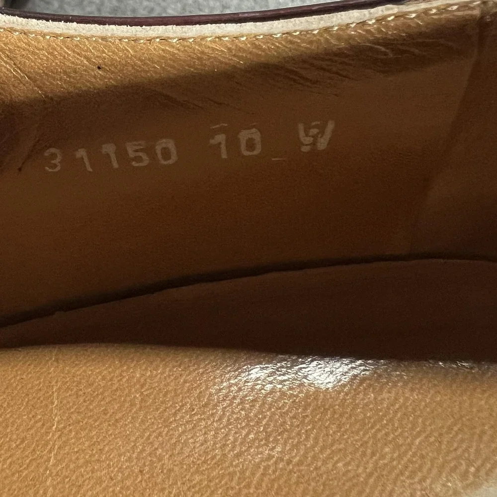 Caporicci Shoes Mens Size 10 W Brown Leather Cap Toe Oxford Handmade Italy 31150